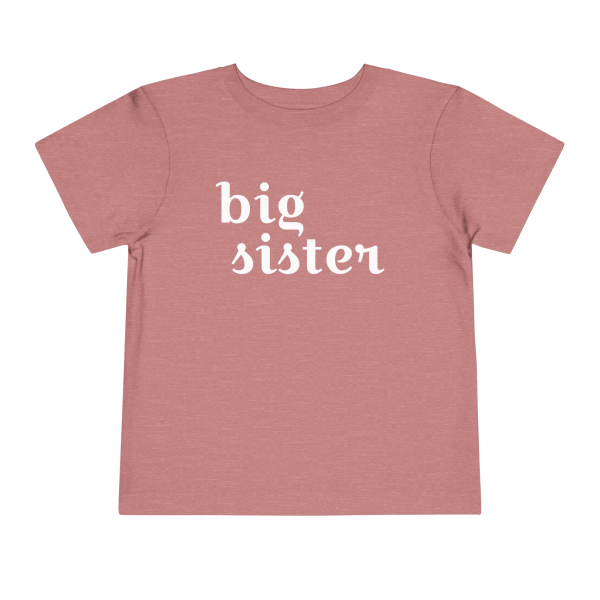 Big sister t-shirt Toddler Short Sleeve Tee