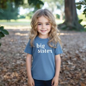 Big sister t-shirt Toddler Short Sleeve Tee