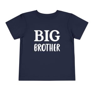 Toddler Tee Big Brother v1 Navy Front