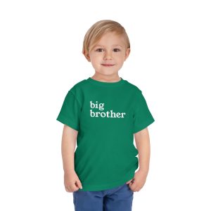 Toddler Tee Big Brother v3 Kelly On Person
