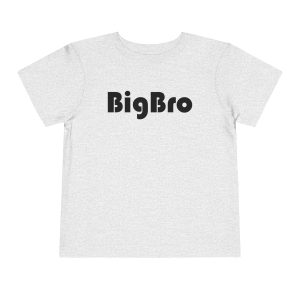 Toddler Tee Big Brother v4 Athletic Heather Front