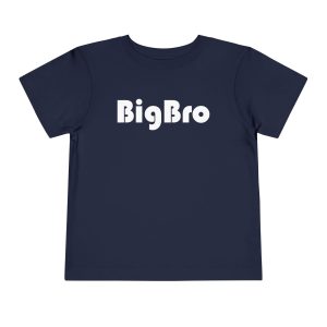 Toddler Tee Big Brother v4 Navy Front
