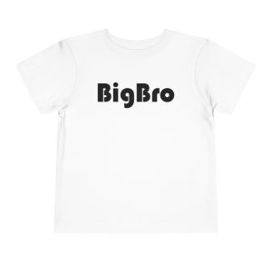 Toddler Tee Big Brother v4 White Front