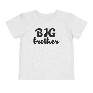 Toddler tee Big Brother v2 Athletic Heather Front