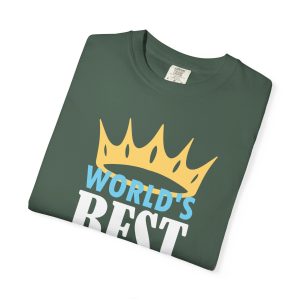 worlds-best-dad-t-shirt-Blue-Spruce-folded