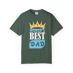 worlds-best-dad-t-shirt-Blue-Spruce-fornt