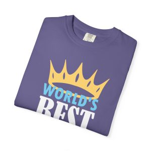 worlds-best-dad-t-shirt-Grape-folded