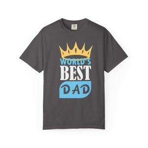 worlds-best-dad-t-shirt-Graphite-Fornt