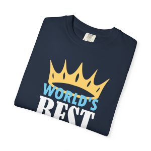 worlds-best-dad-t-shirt-Navy-folded