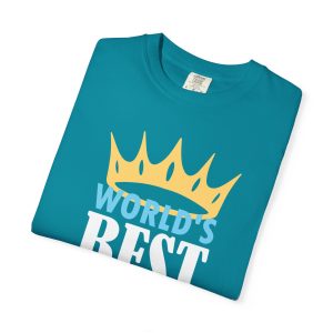 worlds-best-dad-t-shirt-Topaz-Blue-folded