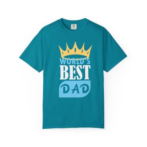 worlds-best-dad-t-shirt-Topaz-Blue-fornt