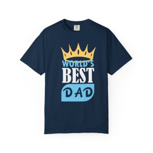 worlds-best-dad-t-shirt-True-Navy-fornt