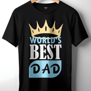 world's best dad t-shirt hero