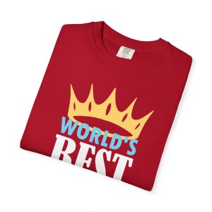 worlds-best-dad-t-shirt-red-folded