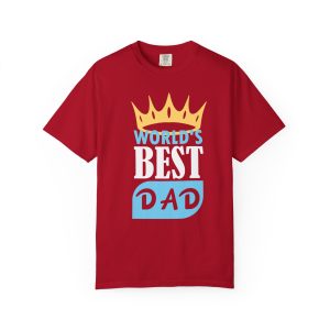 worlds-best-dad-t-shirt-red-fornt