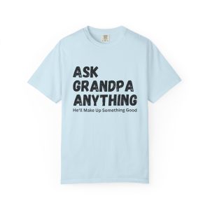 Ask Garandpa anything Chambray-fornt