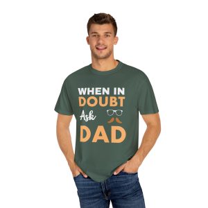 ColourMingle Dad Advice T-Shirt Blue Spruce Person 1