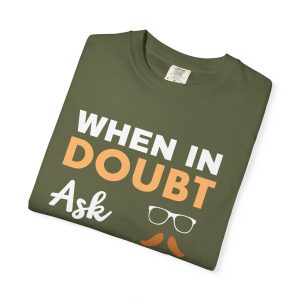 ColourMingle Dad Advice T-Shirt Hemp Folded