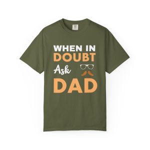 ColourMingle Dad Advice T-Shirt Hemp Front
