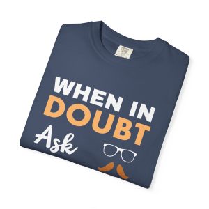 ColourMingle Dad Advice T-Shirt Midnight Folded