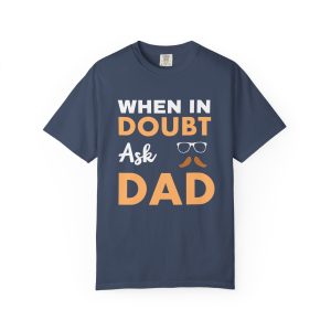 ColourMingle Dad Advice T-Shirt Midnight Front