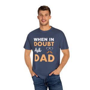 ColourMingle Dad Advice T-Shirt Midnight Person 1
