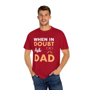 ColourMingle Dad Advice T-Shirt Red Person 1