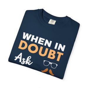 ColourMingle Dad Advice T-Shirt True Navy Folded
