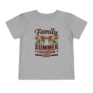 ColourMingle Kids Summer Vacation Tee Athletic Heather Front