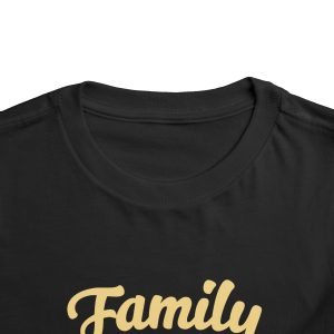 ColourMingle Kids Summer Vacation Tee Black Front Collar