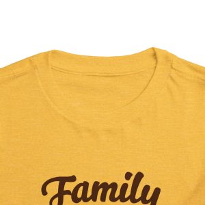 ColourMingle Kids Summer Vacation Tee Heather Yollow Gold Front Collar