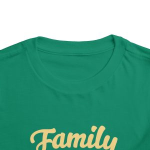 ColourMingle Kids Summer Vacation Tee Kelly Front Collar