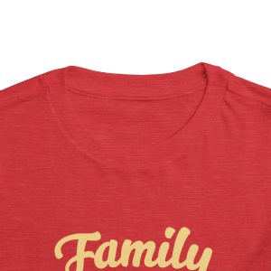 ColourMingle Kids Summer Vacation Tee Red Front Collar