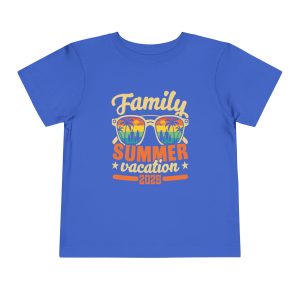 ColourMingle Kids Summer Vacation Tee True Royal Front