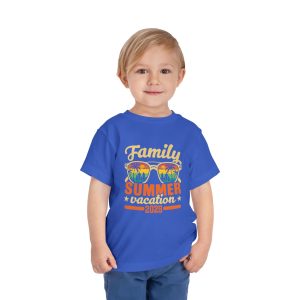 ColourMingle Kids Summer Vacation Tee True Royal On Person