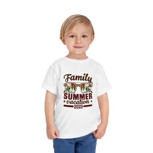 ColourMingle Kids Summer Vacation Tee White On Person