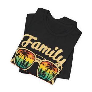 ColourMingle Summer Vacation Tee Black Folded