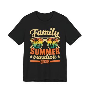 ColourMingle Summer Vacation Tee Black Front