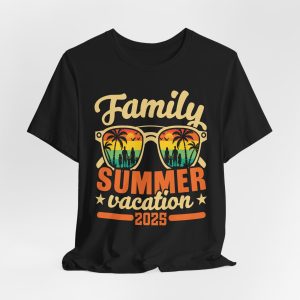 ColourMingle Summer Vacation Tee Black Hanging 1