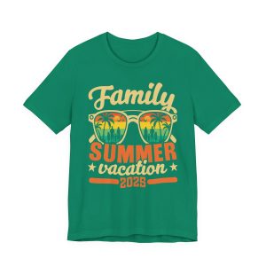 ColourMingle Summer Vacation Tee Kelly Front