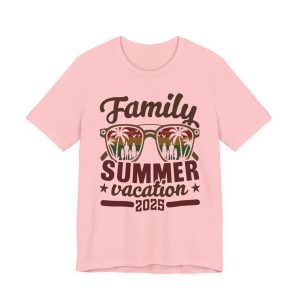 ColourMingle Summer Vacation Tee Pink Front