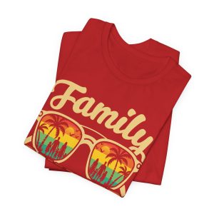 ColourMingle Summer Vacation Tee Red Folded
