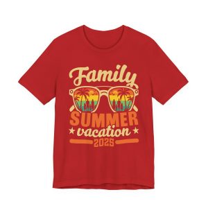ColourMingle Summer Vacation Tee Red Front