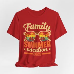 ColourMingle Summer Vacation Tee Red Hanging 1