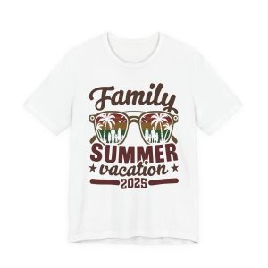 ColourMingle Summer Vacation Tee White Front