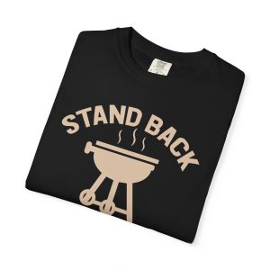 Colourmingle Grilling Grandpa T-Shirt Black Folded