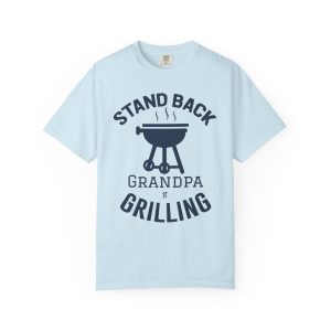 Colourmingle Grilling Grandpa T-Shirt Chambray Front