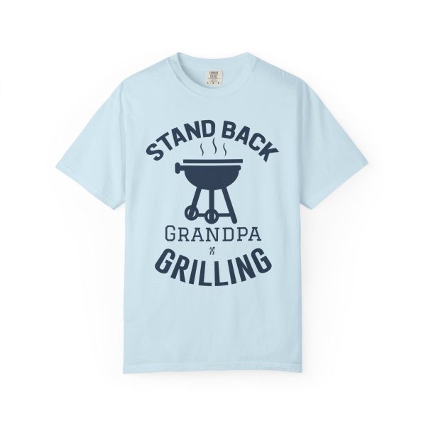 Colourmingle Grilling Grandpa T-Shirt Chambray Front