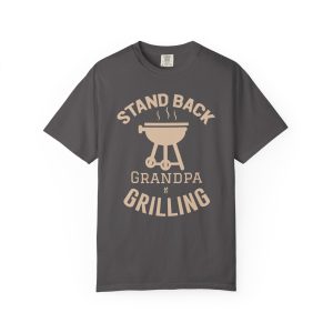 Colourmingle Grilling Grandpa T-Shirt Graphite Front