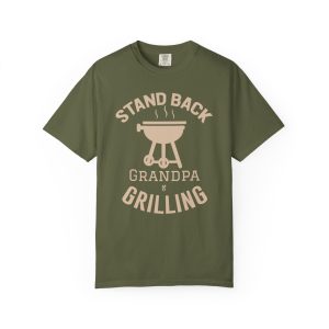 Colourmingle Grilling Grandpa T-Shirt Hemp Front